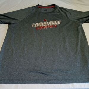 Champion Gray Louisville Cardinals Short Sleeve Tee